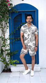 Thumbnail for Noroke Modal Satin Modal Printed Co-ord Set Men - Distacart