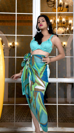 Thumbnail for Noroke Modal Jade Geometric Sarong - Green - Distacart