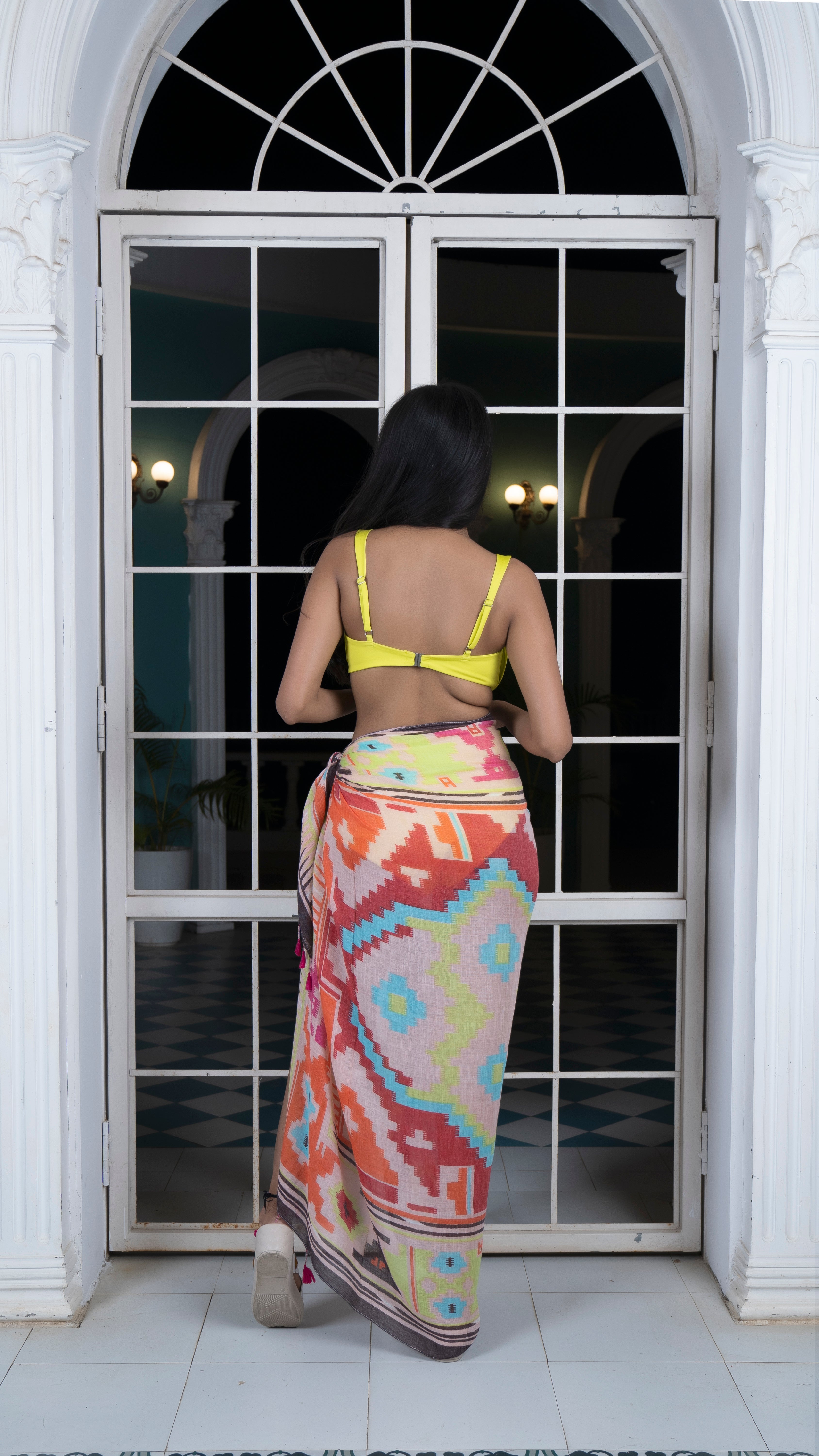Noroke Modal Abstract Printed Sarong - Distacart