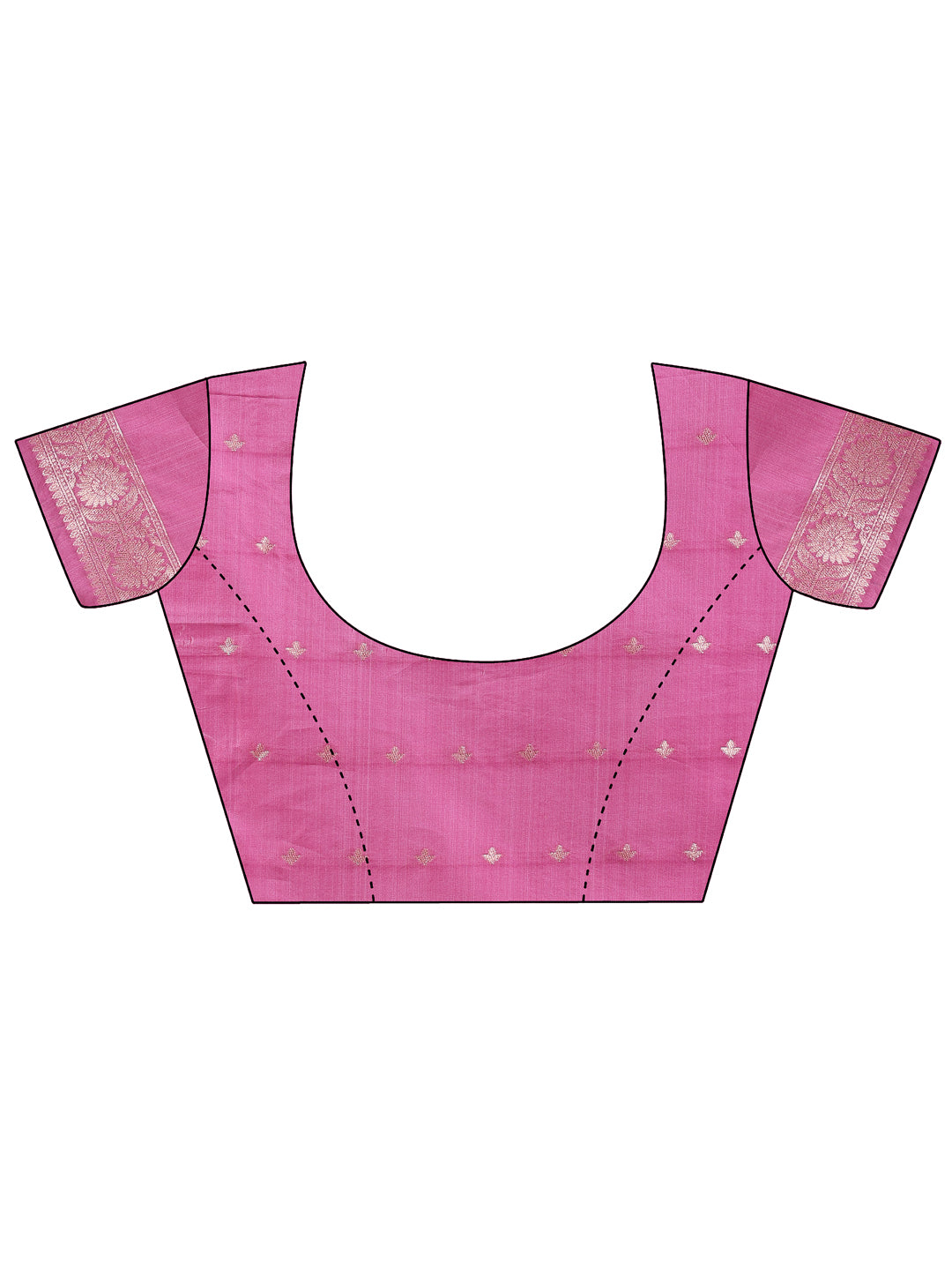 Astita Pink Linen Saree with Rich Woven Zari Work - Elegant Ethnic Saree for Festive & Office Wear - Distacart