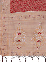 Thumbnail for Astita Graceful Pink & Beige Lichi Silk Saree with Elegant Woven Pallu - Timeless Beauty for Every Occasion - Distacart