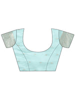 Thumbnail for Astita Sea Green Linen Cotton Saree - Elegant Simplicity for Everyday Grace - Distacart