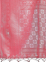 Thumbnail for Astita Vibrant Orange & Red Lichi Silk Saree with Rich Woven Border and Contrast Blouse - Festive & Wedding Wear - Distacart