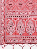 Thumbnail for Astita Graceful Peach Printed Saree - A Symphony of Culture and Feminine Charm - Distacart
