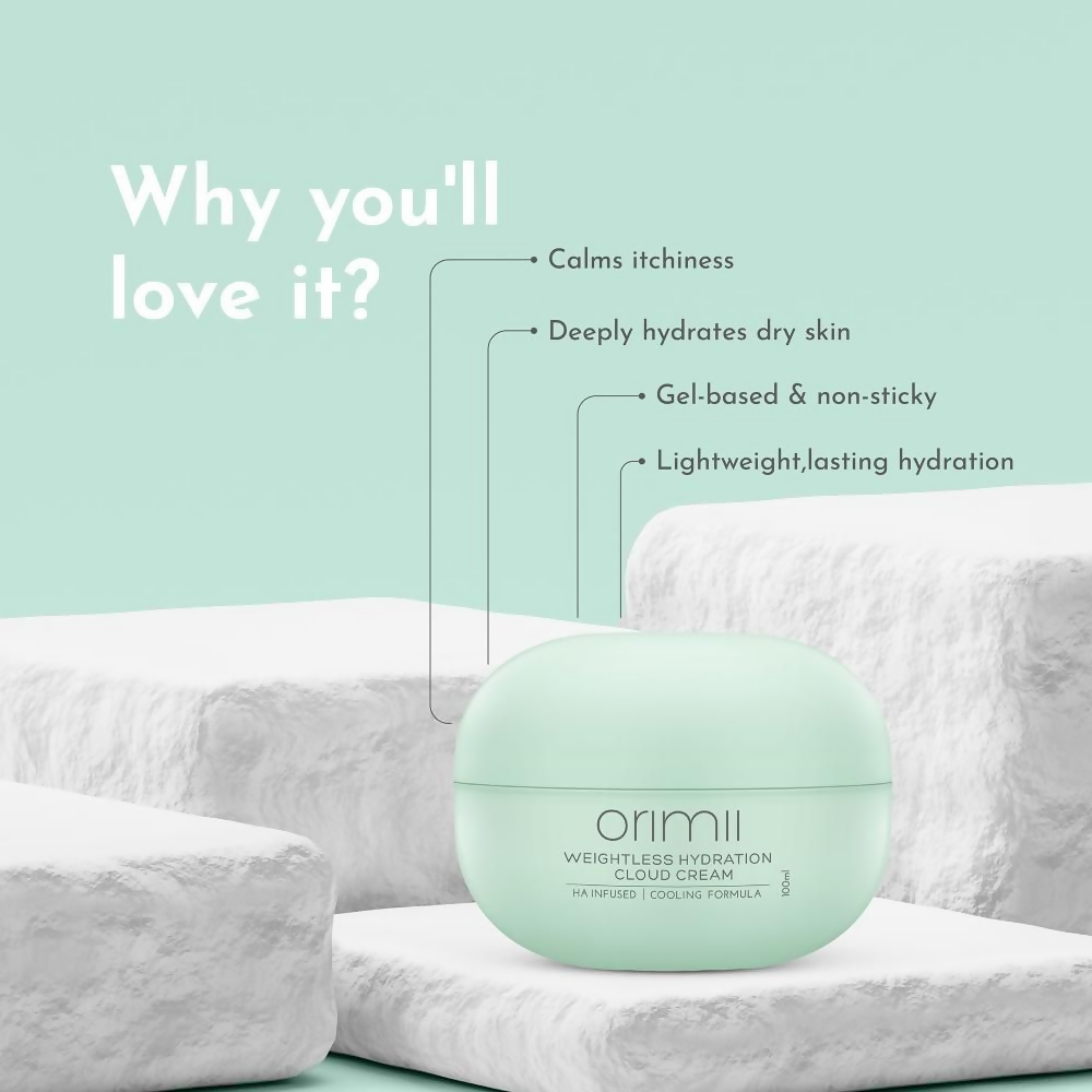 Orimii Ultra Light Hydration Cloud Cream For Moisturizing Face & Body