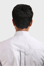 Thumbnail for Jonesburg Light Grey Satin Slub Slim Fit Shirt