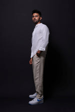 Thumbnail for Jonesburg White Linen Regular Fit Shirt