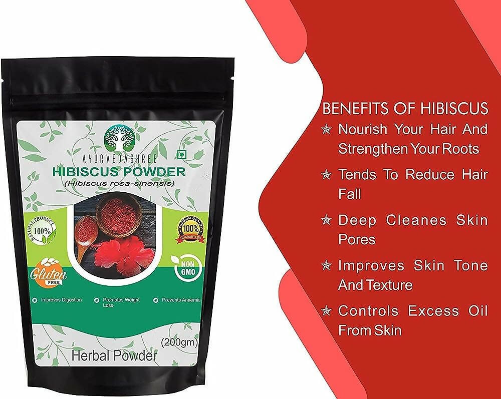 Ayurvedashree Hibiscus Flower Powder - Distacart