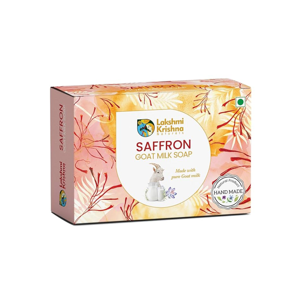Lakshmi Krishna Saffron Goat Milk Soap - Distacart
