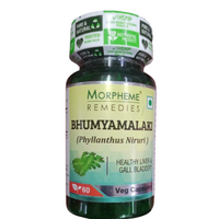 Thumbnail for Morpheme Remedies Bhumyamalaki (Phyllanthus Niruri) Capsules - Distacart