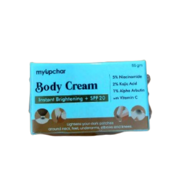 myUpchar Ayurveda Body Cream for Instant Brightening + SPF 20 - Distacart