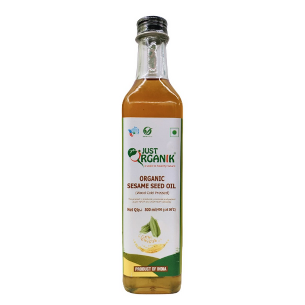 Just Organik White Sesame Oil (Til ka Tel) - Distacart