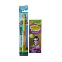 Thumbnail for Patanjali Oral Care Combo (Dant KantiJunior Dental Cream 100GM + Junior Tooth Brush)