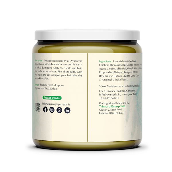 HERBAL HENNA POWDER BACK