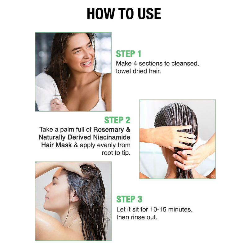 Nykaa Naturals Advanced Hair Growth Hair Mask With Rosemary & Naturally Derived Niacinamide - Distacart