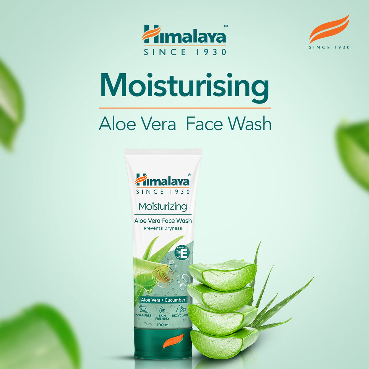 Himalaya Herbals Moisturizing Aloe Vera Face Wash - Distacart