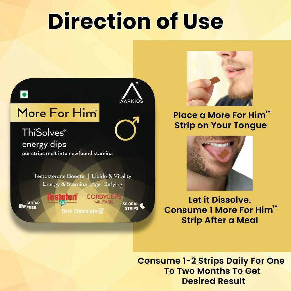 Aarkios More For Him Thi Solves Oral Strips - Distacart
