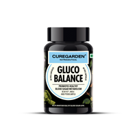Thumbnail for Curegarden Natural Gluco Balance Veg Capsules - Distacart