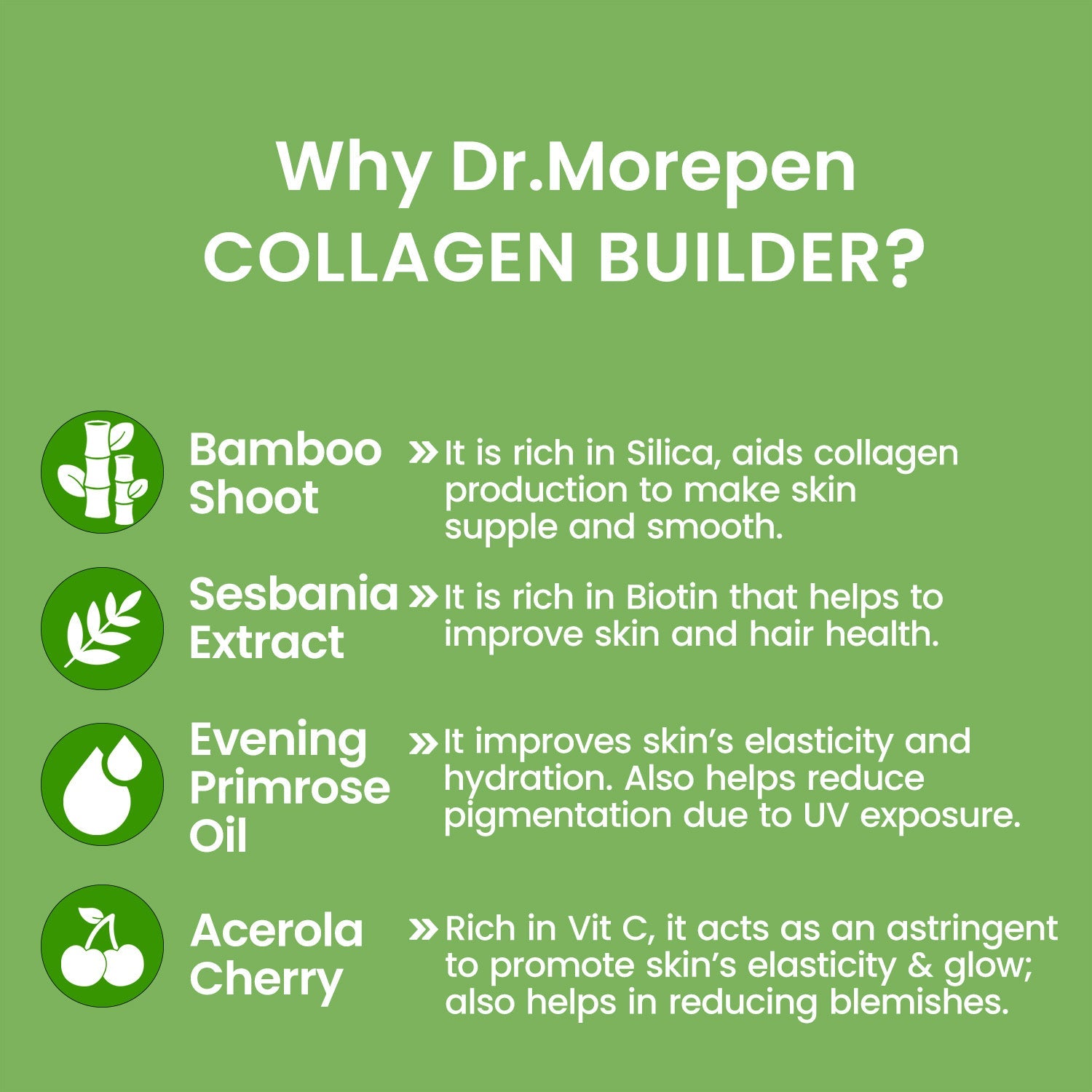 Dr. Morepen Natural Collagen Builder