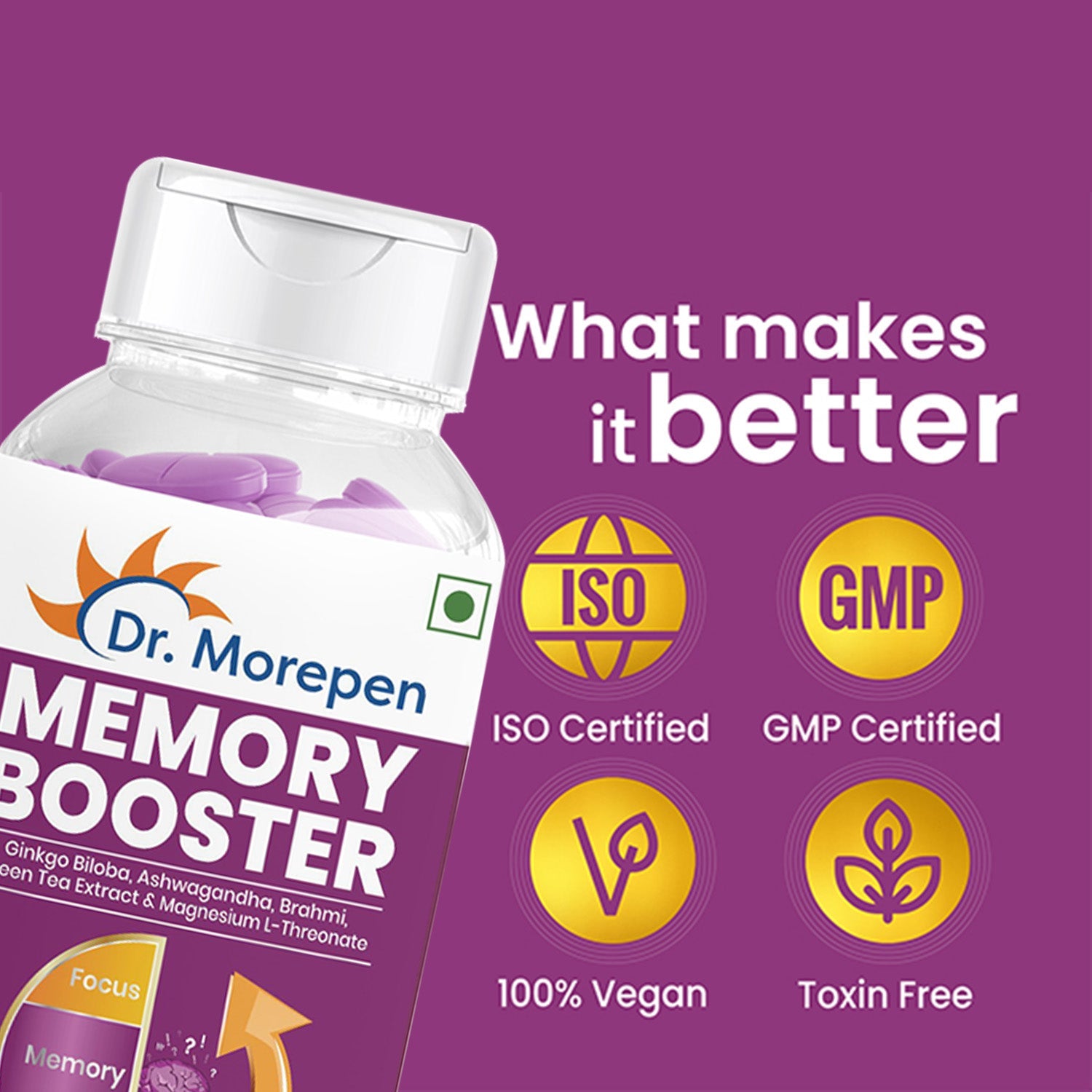 Dr. Morepen Memory Booster Tablets