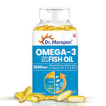 Thumbnail for Dr. Morepen Omega-3 1000Mg Deep Sea Fish Oil Softgel Capsules