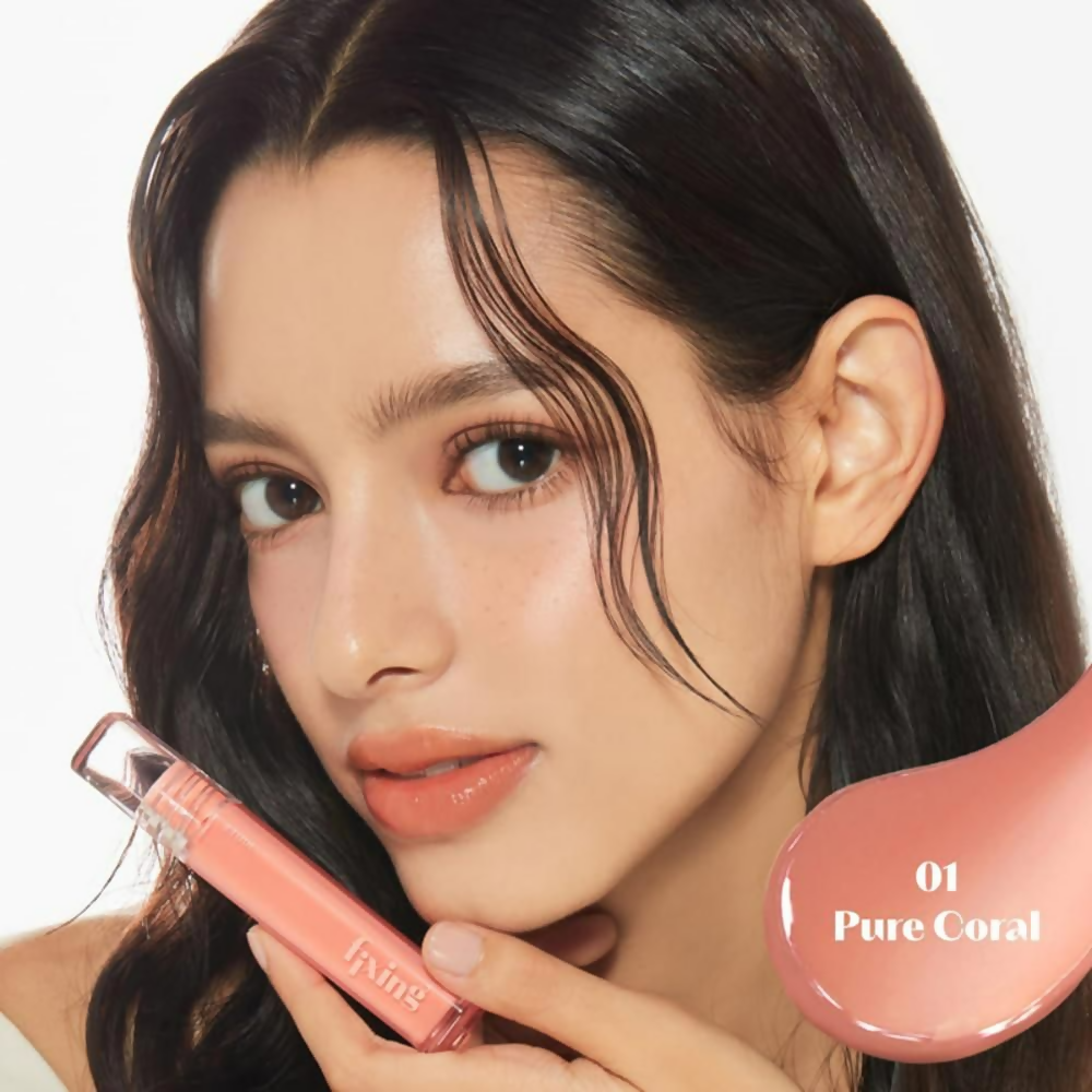 Etude House Glow Fixing Tint - 01 Pure Coral - Distacart