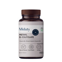 Thumbnail for Miduty by Palak Notes Methyl B-12 & Folate Chewable Tablets - Distacart