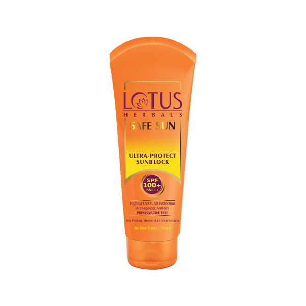 Lotus Herbals Safe Sun Ultra Sunblock Cream - Distacart