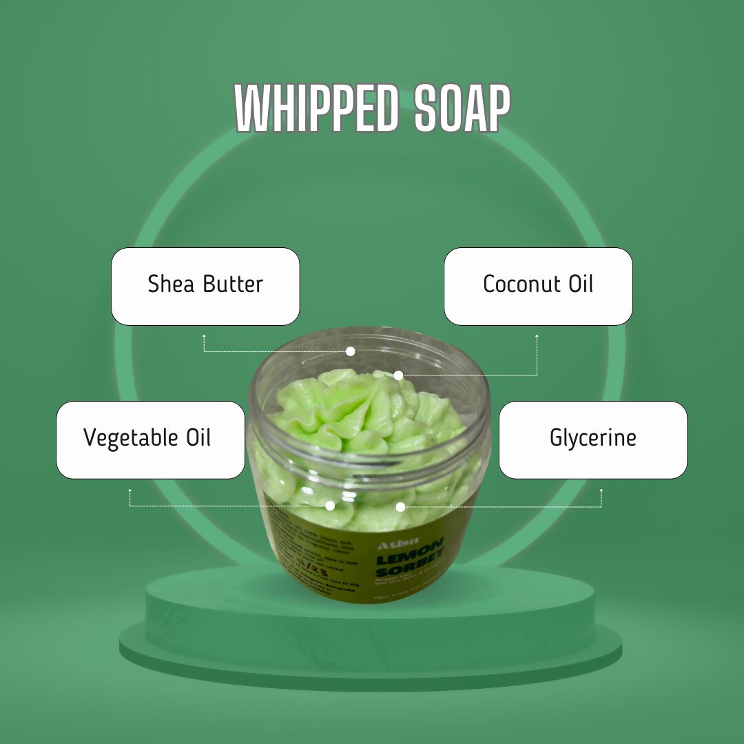 Atisa Lemon Sorbet Whipped Soap - Distacart