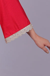 Thumbnail for Bluesaanchi Women's Hot Pink Kurti Pajama Set