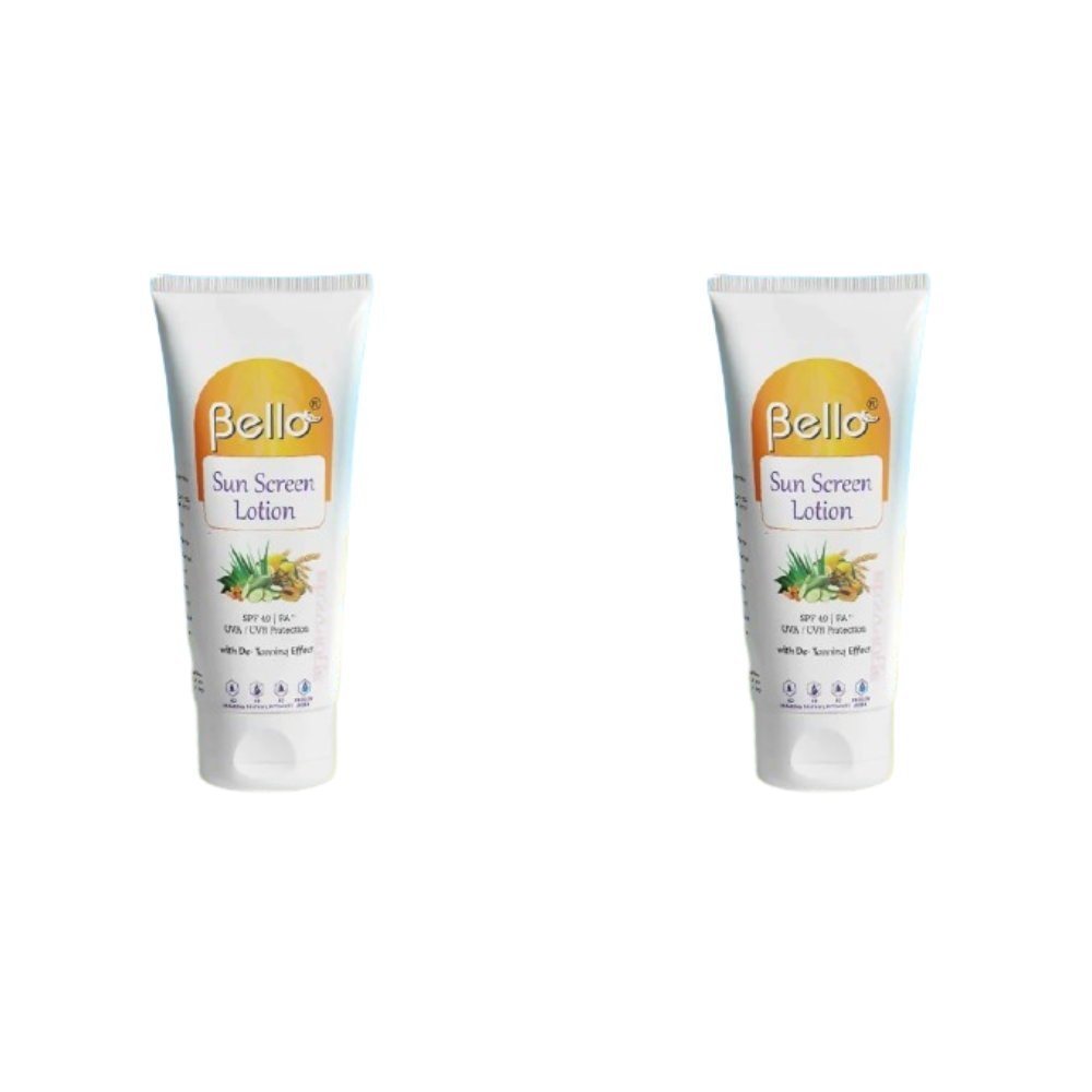 Bello Herbals Sunscreen Lotion SPF 40 - Distacart
