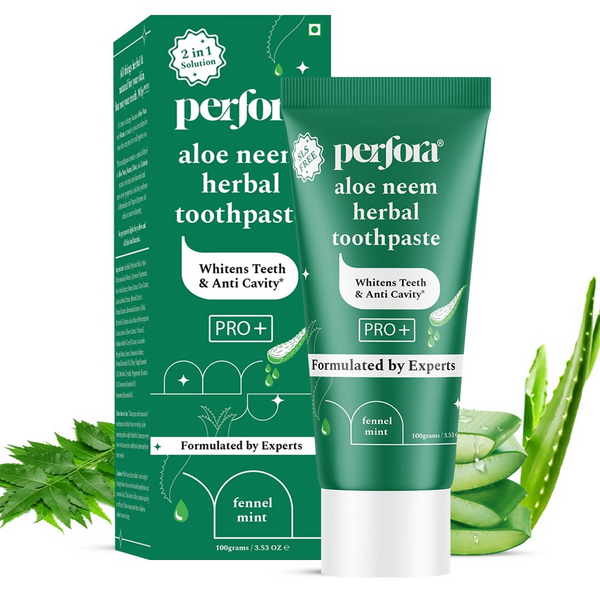Perfora Aloe Neem Herbal Toothpaste - Fennel Mint