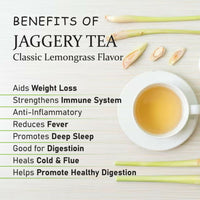 Thumbnail for Naivedyam Classic Lemongrass Flavour Jaggery Tea - Distacart