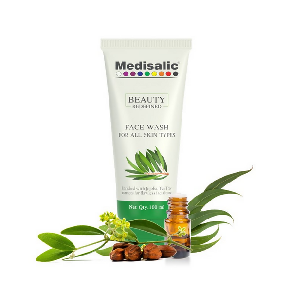 Torque's Medisalic Face Wash Enriched With Jojoba And Tea Tree Extracts For All Skin Types - Distacart