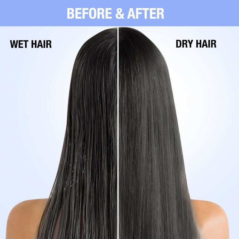 Nykaa Naturals Microfiber Hair Wrap for Frizz Free & Shiny Hair - Blue - Distacart