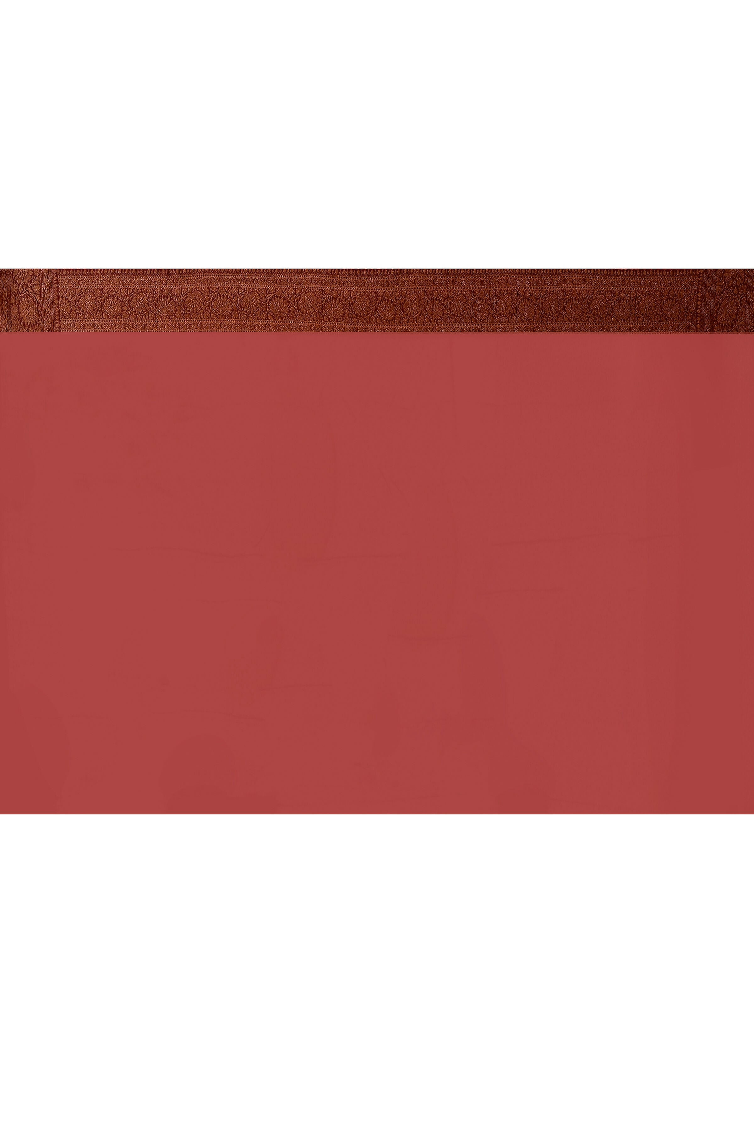 Joban Fashion Teal Green Crepe Chiffon Pure Handloom Banarasi Silk Saree