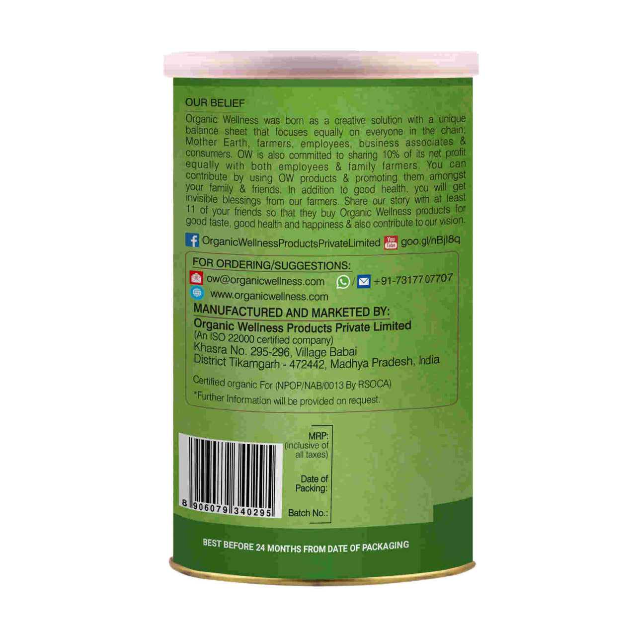 Organic Wellness Ow'zeal Basil Seeds - Distacart