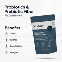 Thumbnail for Miduty by Palak Notes Probiotics & Prebiotic Fiber powder - Distacart