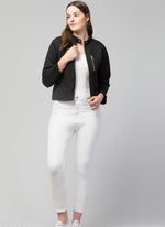 Thumbnail for PAVONINE Black Color Burfi-Design Zipper Jacket For Girls - Distacart