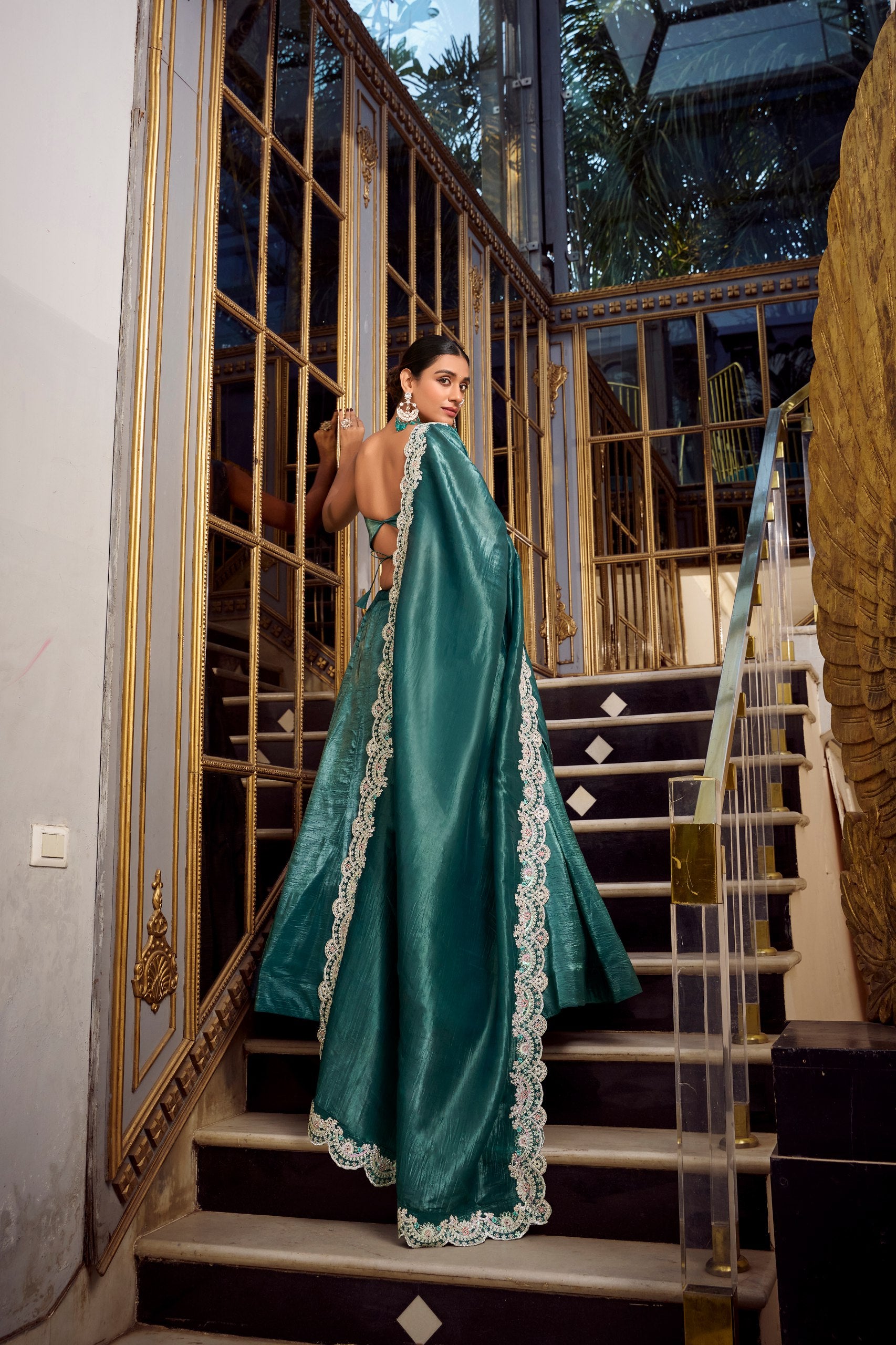 Lehenga Mart Designer Lehenga Choli - Teal - Distacart