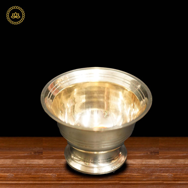 Brass Bowl for Kumkum, Haldi, and Chandan - Distacart