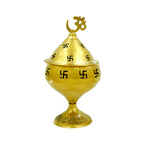 Thumbnail for Shubhkart Nitya Brass Omkareshwar Akhand Deep - Distacart