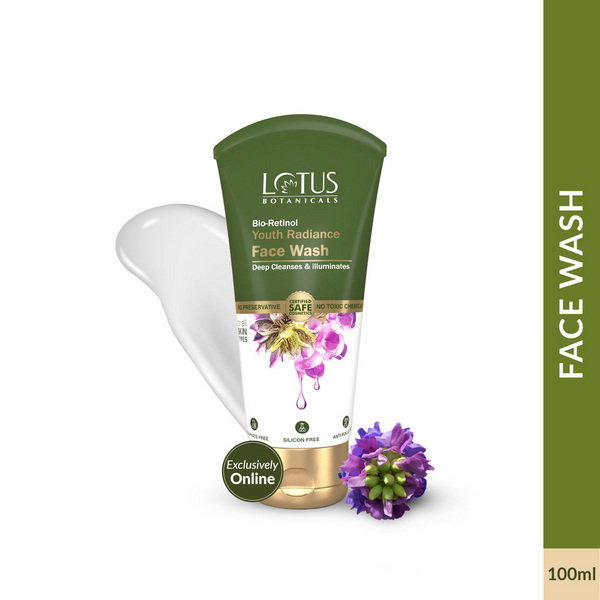 Lotus Botanicals Bio-retinol Youth Radiance Face Wash - Distacart