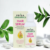 Thumbnail for Prisa Organics Hair Serum With Argan Oil & Vitamin E - Promotes Hair Growth, Prevents Hair Loss and Thinning