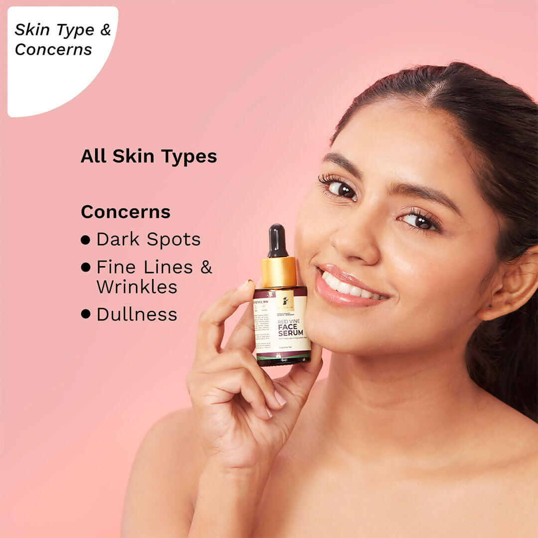 Pilgrim Red Vine Face Serum For Anti-Ageing - Distacart