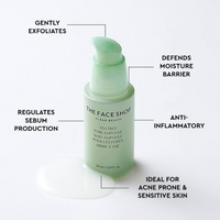 Thumbnail for The Face Shop Tea Tree Pore Ampoule With AHA, Ip BHA, PHA & Hyaluronic Acid, For Oily & Acne Skin