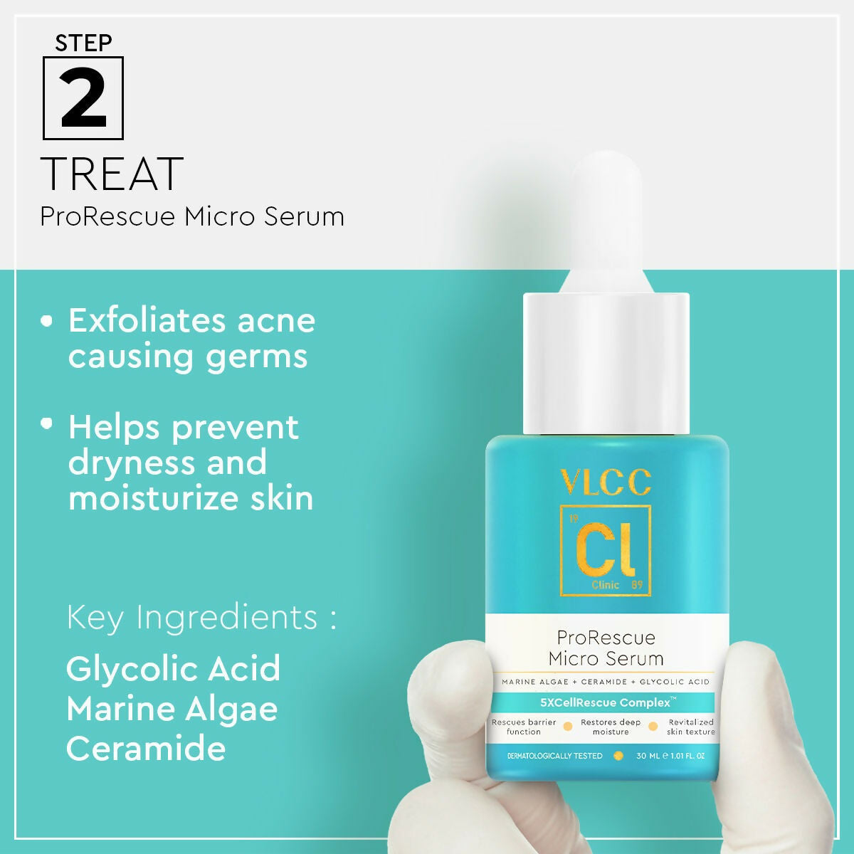 VLCC Clinic Acne Control Regime CSMS (Cleanser, Serum, Moisturizer, Sunscreen) For Acne Care Combo - Distacart