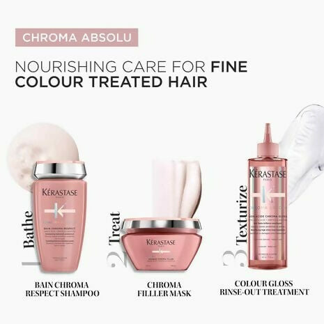 Kerastase Chroma Absolu Bain Riche Chroma Respect Shampoo for Thick Hair - Distacart
