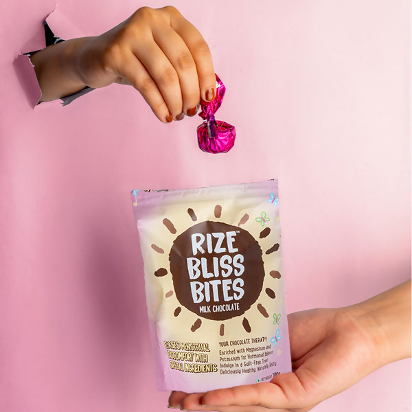 Rize Energy Bar Bliss Bites - Milk Chocolate - Distacart