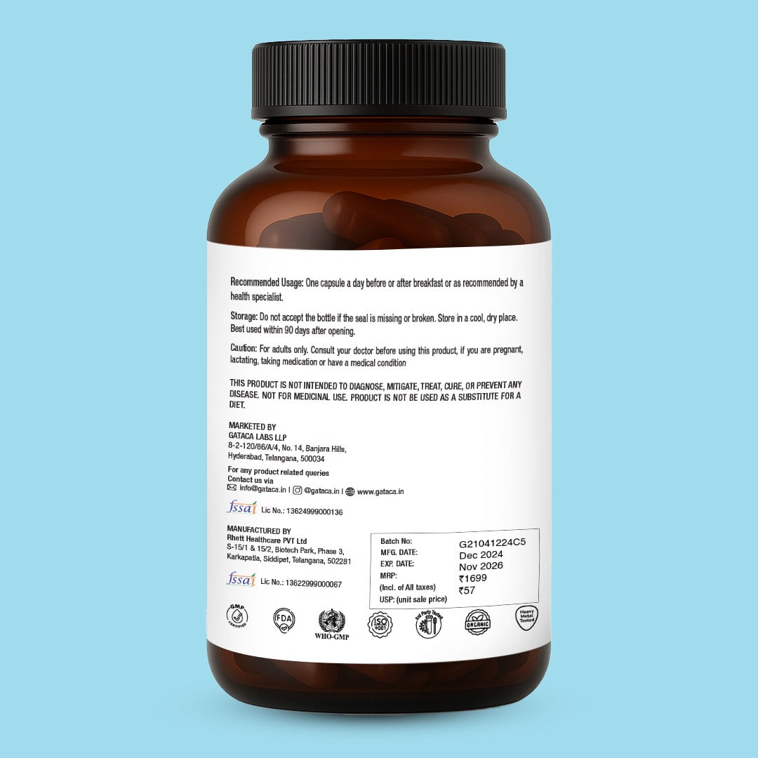 GATACA Pure Ca-AKG - 500 mg Capsules